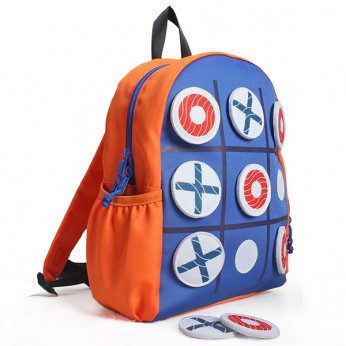 "Tic Tac Toe" Kids Activity School Backpack